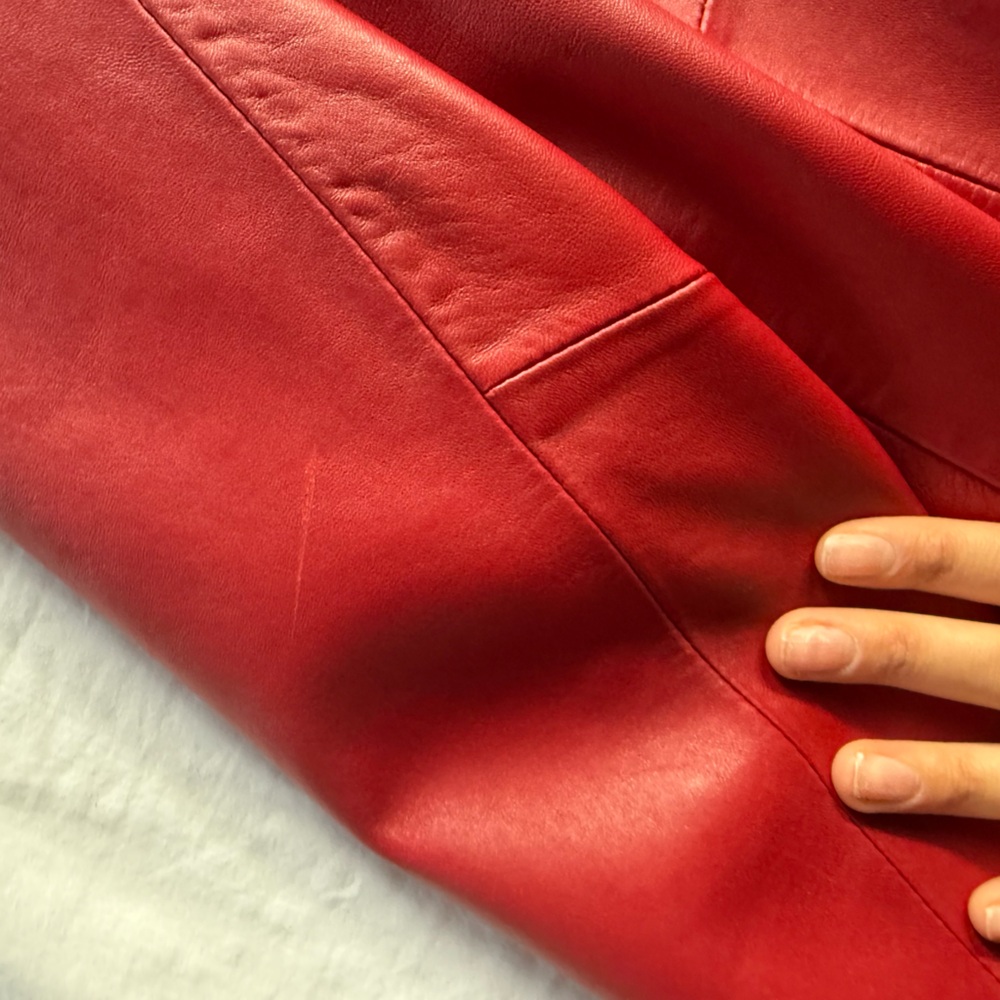 Red Leather Jacket - image 6